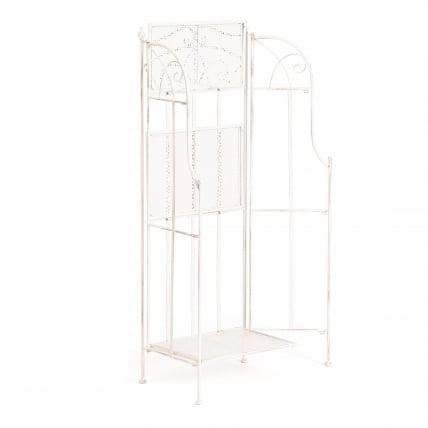 Этажерка Secret De Maison Elisa (PL08-10337) стальной сплав, античный белый, 41,50х20х108 см_1