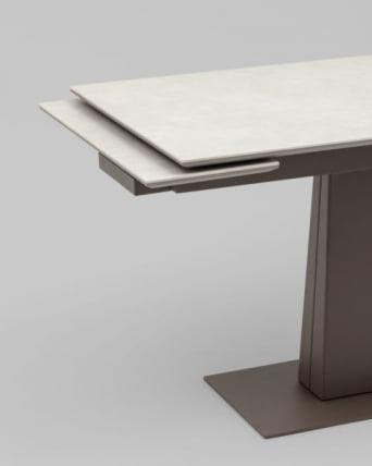 Стол Арнон 120-180/80/76 см керамика Carmen light grey_3