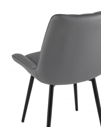 Стул Дарвин экокожа Серый_5