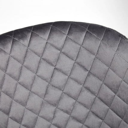 Стул QUINCY (mod. 8272) / 1 шт. в упаковке металл/ткань, 49х53х84,5 см, серый (G-062-40)/черный_3