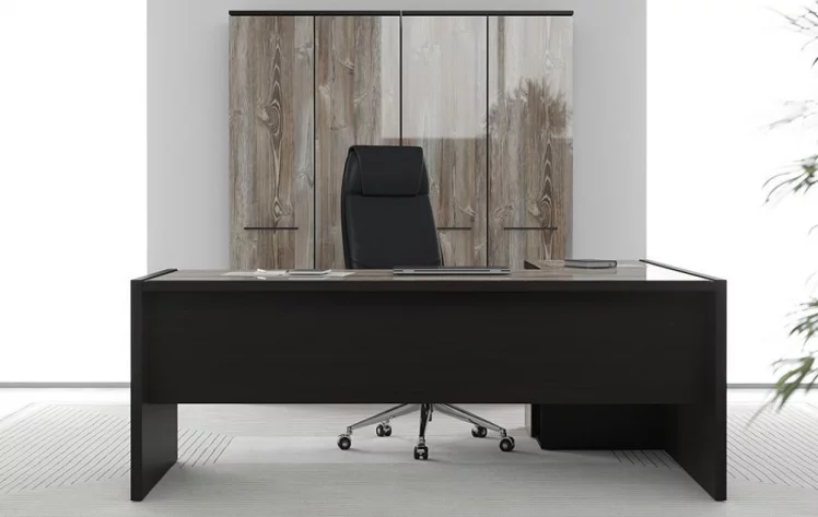 Кабинет руководителя Morris комплект №2 Дуб Базель/Венге Магия_0