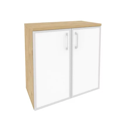 Шкаф низкий широкий ONIX O.ST-3.2R white Тиквуд Светлый_0