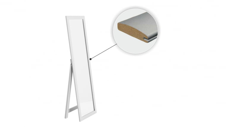 Зеркало напольное  1690х480 Белый_0