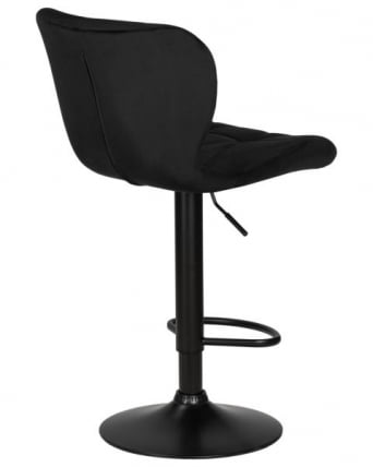 Стул барный ДОБРИН БАРНИ БЛАCК (черный велюр (МДЖ9-101)) 2 шт / DOBRIN BARNY BLACK (MJ9-101))_4