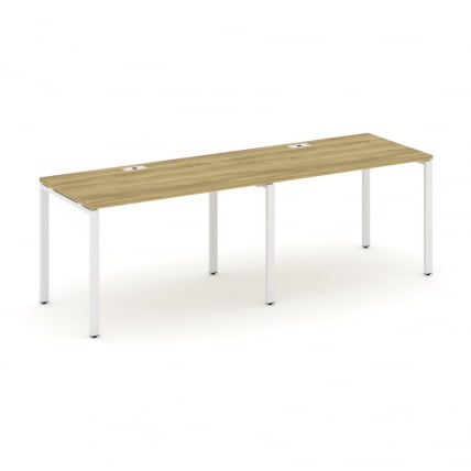 Рабочая станция на 2 места CONCEPT CN.ORS-002 Дуб Винченцо Белый_0