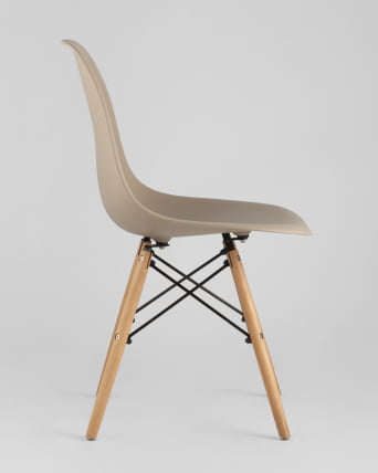 Стул Еамес ДСВ 4 шт. Бежевый / Eames DSW_3