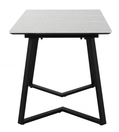 Стол Роналдо раздвиж. 120-160 Мрамор бьянко_2