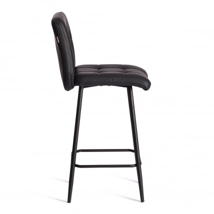 Полубарный стул Medeo/Медео экокожа , черный, 42х56х102 см_1