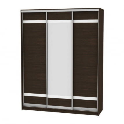 Шкаф-купе B-230х180х60-3(Венге-D9D10D9)_0