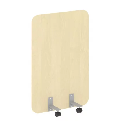 Перегородка на металлических опорах, на роликах R-line  DP.R-80-120  Клён_0