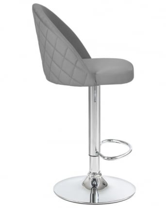 Стул барный ДОБРИН МИЛАНА (серый велюр (МДЖ9-75)) 2 шт / DOBRIN MILANA (MJ9-75))_3