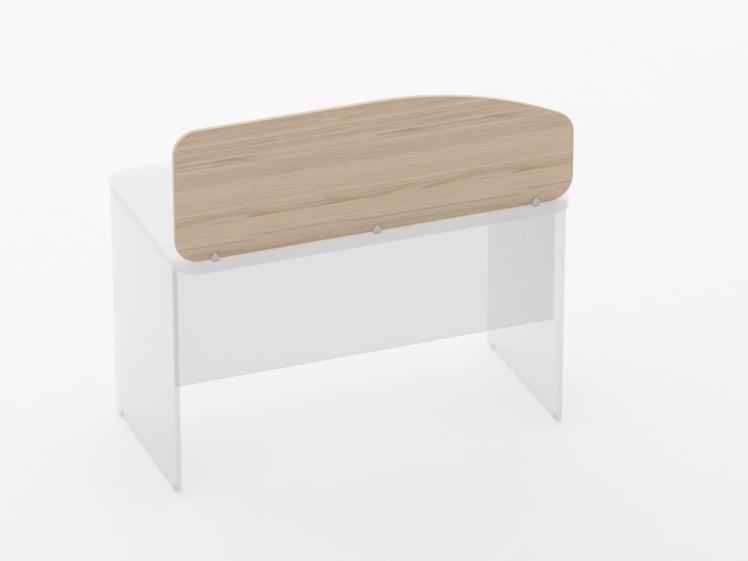 Экран разделительный Glassy 5.12.12 Бук светлый_1