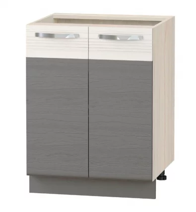 Напольный шкаф Графит 74.58 Сосна Астрид/Ваниль/Графит_0