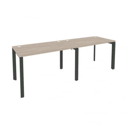 Рабочая станция на П-образном м/к ONIX O.MP-RS-2.2.7 Дуб Аттик/Антрацит_0