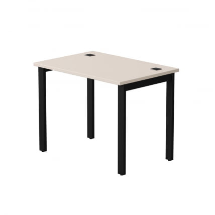 Стол прямой на металлокаркасе, опоры 90 гр Everprof EVO 254S005 Кашемир Черный_0