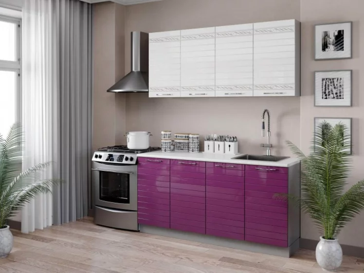 Тумба кухонная 800 Анастасия ЛД 024.062.000 Ежевика_1