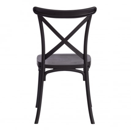 Стул CROSS (mod. PL24) пластик, 48 х 58 х 89 см, Black (черный) 05_3