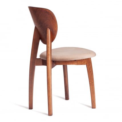 Стул DIAMANTE мягкое сидение бук, 42x42x85см, коричневый, ткань Tenerife Mocco_2