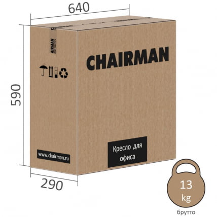 Кресло руководителя CHAIRMAN CH633 Черный_7