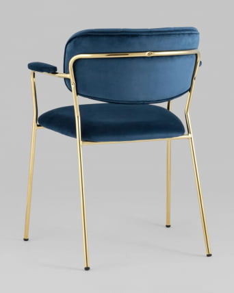 Стул кухонный Кэрол с подлокотниками Синий_5