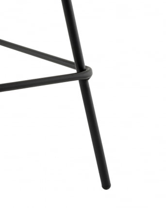 Стул полубарный Фуриоса экокожа черный_7