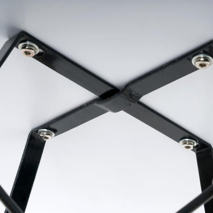 Стол CINDY NEXT (mod. 70-80 MDF) металл/мдф/бук, D70х75см, белый/натуральный_6