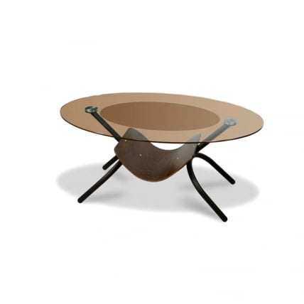 Стол журнальный Дуэт 2 Чёрный/ тонированное_0