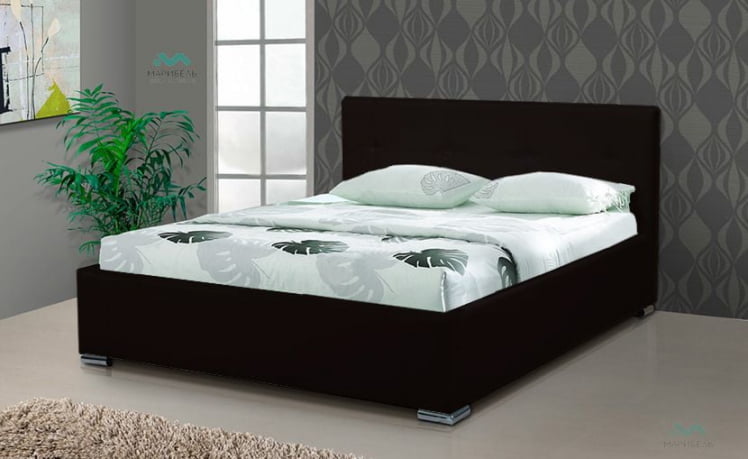 Кровать Мали с подъемным механизмом (1600) темная_0