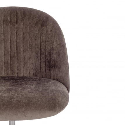 Кресло MELODY PLT флок , серый, 29_5