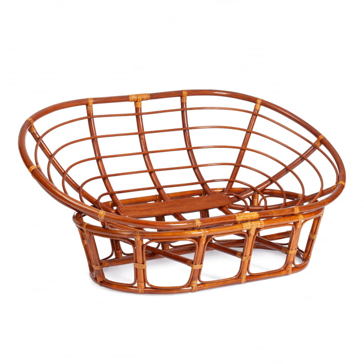 Диван MAMASAN/МАМАСАН 23/02 W /с подушкой/ подушка 182х119 см, 169х102х80 см, Cognac (коньяк), ткань, оранжевый, С 23_4