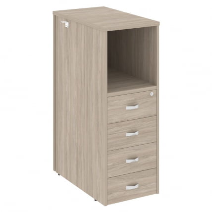 Тумба 4 ящика проходная, средняя ONIX O.R-TV-4 Дуб Аттик_0