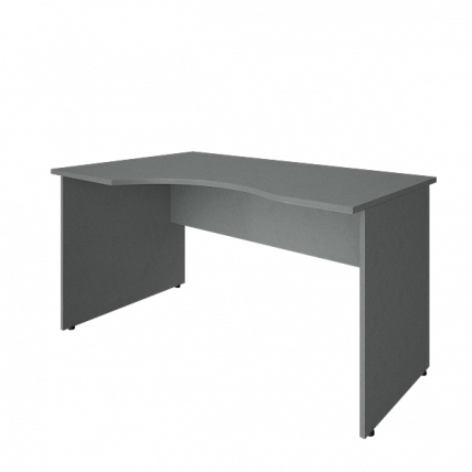 Стол криволинейный левый Riva А.СА-2 Л Серый_0