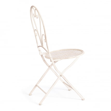 Стул Love Chair (PL08-11140) стальной сплав, античный белый, 40х47,5х94 см_2