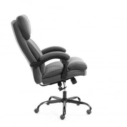 Кресло руководителя Chief metalBL велюр/ткань, серый, 29/TW-12_2