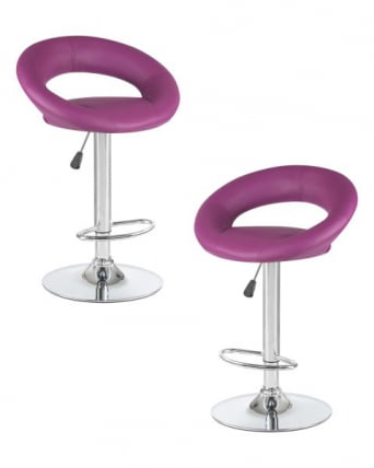 Стул барный DOBRIN MIRA (фиолетовый) 2 шт_0