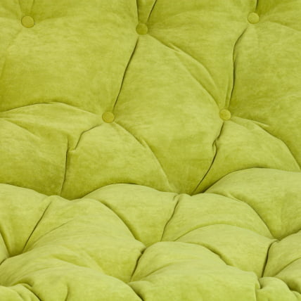 Диван MAMASAN/МАМАСАН 23/02 W /с подушкой/ подушка 182х119 см, 169х102х80 см, Antique brown (античный черно-коричневый), флок, олива, 23_7