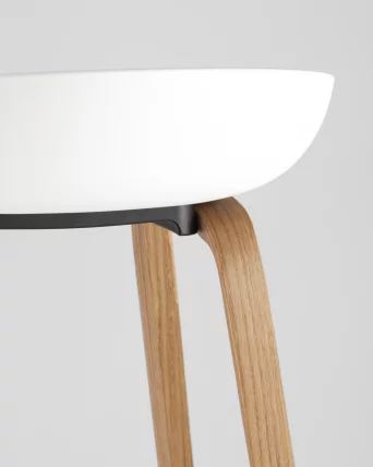 Барный стул Libra Soft с подушкой Белый_7