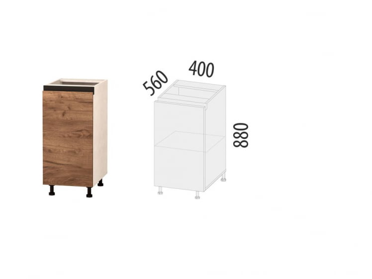 Напольный шкаф (лев/прав) Дакота 103.54_1