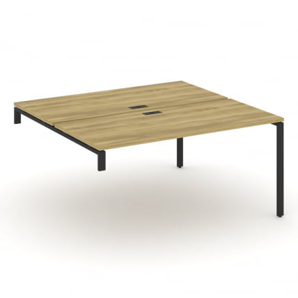 Двойной стол-надставка на опорную тумбу CONCEPT CN.DSN-004 Кобо Черный_0