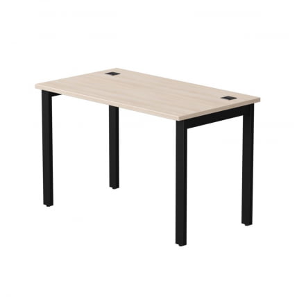 Стол прямой на металлокаркасе, опоры 90 гр Everprof EVO 254S006 Дуб Соната Черный_0