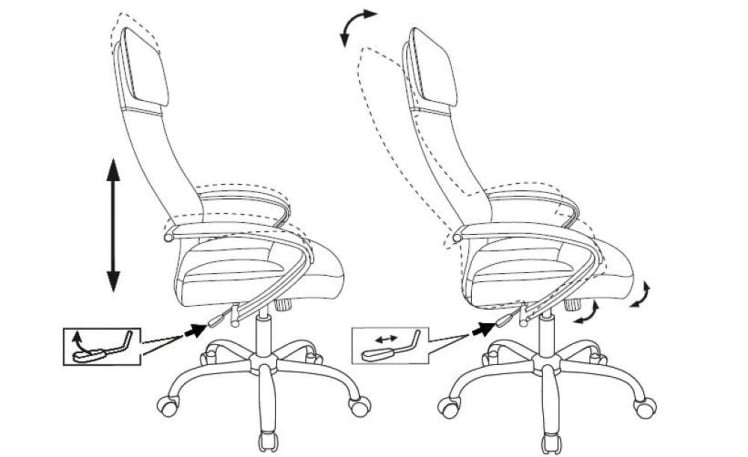 Кресло руководителя Бюрократ CH-608SL/ECO Черный_8