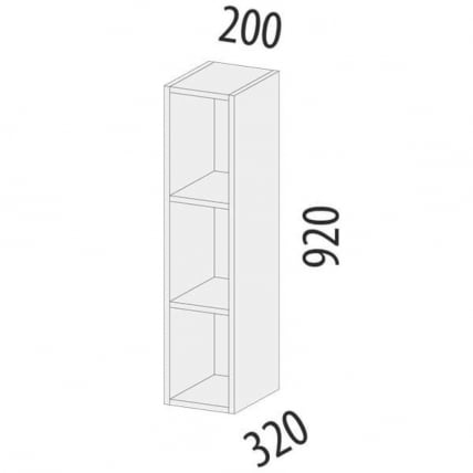 Шкаф кухонный открытый Бостон 104.37_2