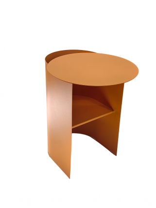 Журнальный столик Floire металл оранжевый_0