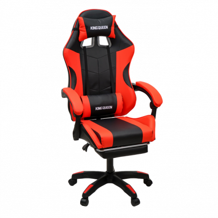 Кресло 1209-1 KINGQUEEN, цвет черный/красный, 1209-1-black-red-mass_0