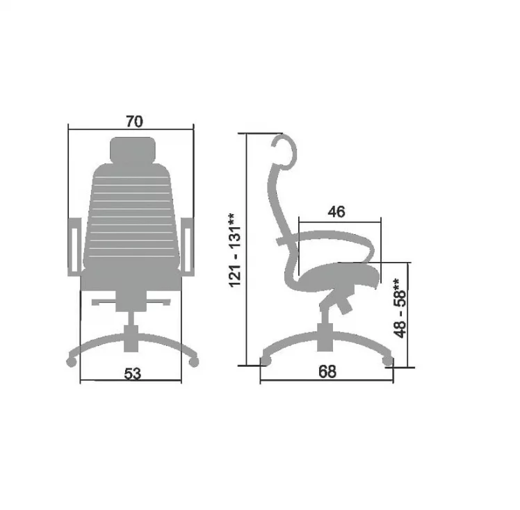 Кресло руководителя Samurai KL-2.04 Бежевое_6