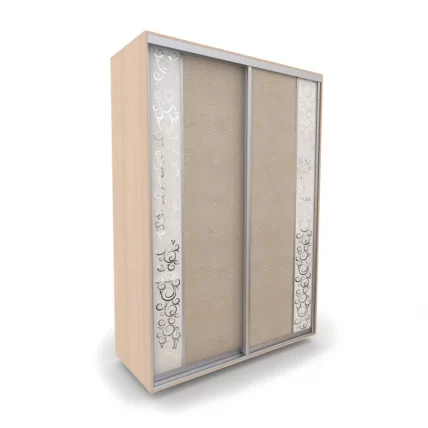 Шкаф-купе 2-х дверный Акцент-Вера КС 1000х600  Дуб молочный_0