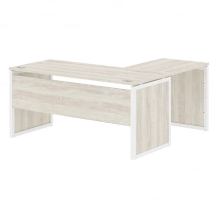 Стол письменный угловой левый XTEN-QP XQPCT 1615 L Сосна Эдмонт Белый_0