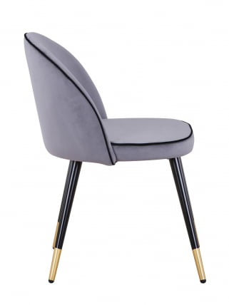 Стул Gabi LUX велюр Серый_2