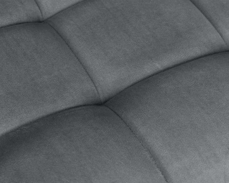 Стул барный DOBRIN KRUGER ARM BLACK (серый велюр (MJ9-75))_7