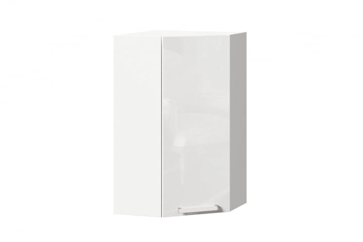 Шкаф кухонный угловой 600 высокий Герда ЛД 272.625.000 Белый/Белый глянец_0